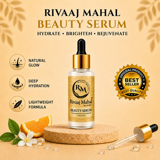 Rivaaj Mahal All In One Beauty Serum – Hydrate, Brighten & Rejuvenate | 30ml