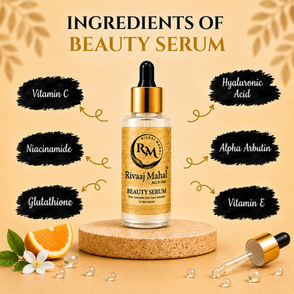 Rivaaj Mahal All In One Beauty Serum – Hydrate, Brighten & Rejuvenate | 30ml